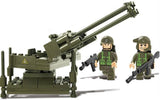 #B0302 Army Heavy Anti-Aircraft Transport Building Block Set