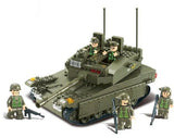 #B0305 Army Merkov Military Tank Building Block Set