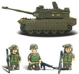 #B0305 Army Merkov Military Tank Building Block Set