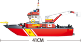 #B0630 Fireboat & Oil Tank Building Block Set