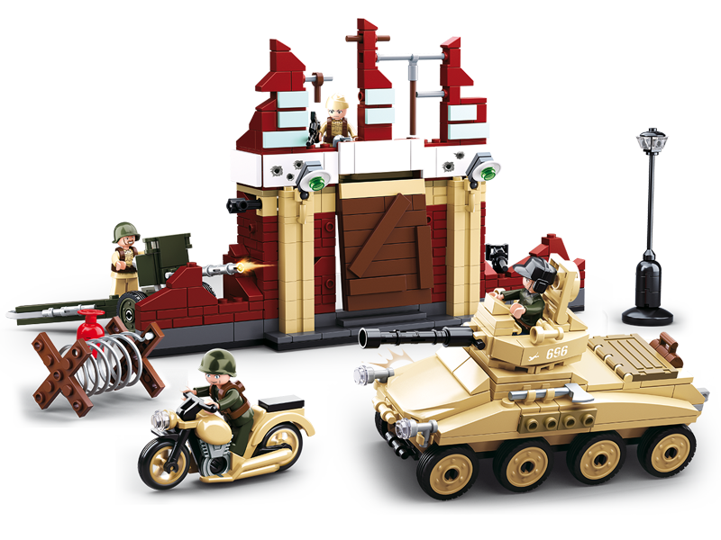 #B0696 WWII Battle of Stalingrad Building Block Set