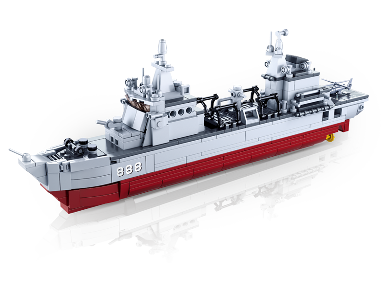 #B0701 Model Bricks Supply Ship Building Block Set