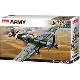 #B0712 WWI Royal Airforce Spitfire Fighter Plane Building Block Set