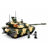 #B0756 Model Bricks T90MS Battle Tank Building Block Set