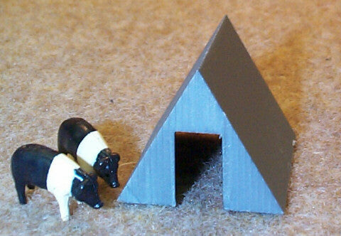 #HT4008 1/64 A-Frame Hog Hut