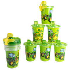 #Y6903 John Deere Take & Toss 10 oz. Sippy Cup Set, 10 piece